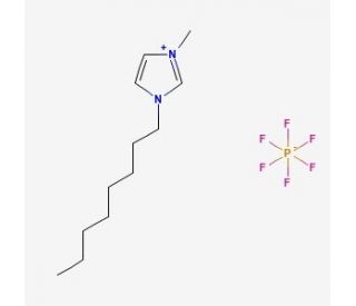 1-Methyl-3-octylimidazolium hexafluorophosphate (CAS 304680-36-2) - chemical structure image