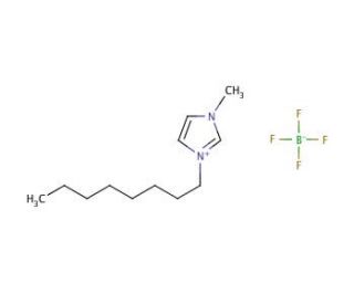 1-Methyl-3-octylimidazolium tetrafluoroborate (CAS 244193-52-0) - chemical structure image
