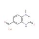 1-methyl-3-oxo-1,2,3,4-tetrahydroquinoxaline-6-carboxylic acid - chemical structure image