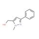 (1-Methyl-3-phenyl-1H-pyrazol-5-yl)methanol (CAS 864068-97-3) - chemical structure image