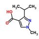 1-methyl-3-(propan-2-yl)-1H-pyrazole-4-carboxylic acid - chemical structure image