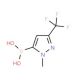 1-Methyl-3-trifluoromethylpyrazole-5-boronic acid (CAS 344591-91-9) - chemical structure image