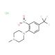 1-Methyl-4-[2-nitro-4-(trifluoromethyl)phenyl]-piperazine hydrochloride - chemical structure image