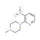 1-Methyl-4-(3-nitro-2-pyridinyl)piperazine (CAS 5028-15-9) - chemical structure image