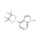1-Methyl-4-(4,4,5,5-tetramethyl-1,3,2-dioxaborolan-2-yl)-1H-indole (CAS 898289-06-0) - chemical structure image