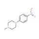 1-Methyl-4-(4-nitrophenyl)piperazine (CAS 16155-03-6) - chemical structure image