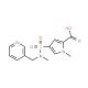 1-methyl-4-{[methyl(pyridin-3-ylmethyl)amino]sulfonyl}-1H-pyrrole-2-carboxylic acid - chemical structure image