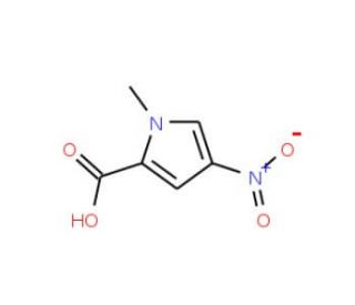 1-Methyl-4-nitropyrrole-2-carboxylic acid (CAS 13138-78-8) - chemical structure image