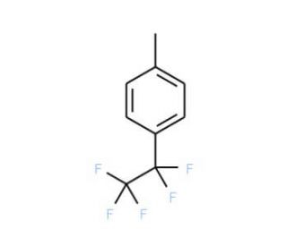 1-Methyl-4-(pentafluoroethyl)benzene (CAS 117081-46-6) - chemical structure image