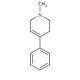 1-Methyl-4-phenyl-1,2,3,6-tetrahydropyridine, free base (CAS 28289-54-5) - chemical structure image