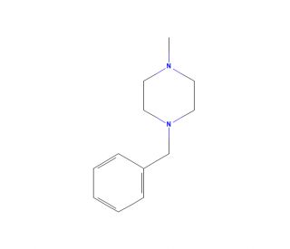 1-Methyl-4-(phenylmethyl)piperazine (CAS 62226-74-8) - chemical structure image