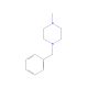 1-Methyl-4-(phenylmethyl)piperazine (CAS 62226-74-8) - chemical structure image