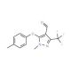 1-Methyl-5-(4-methylphenoxy)-3-(trifluoromethyl)-1H-pyrazole-4-carbaldehyde - chemical structure image