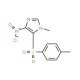 1-Methyl-5-(4-methylphenylsulfonyl)-4-nitro-1H-imidazole (CAS 108375-63-9) - chemical structure image