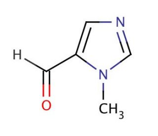 1-Methyl-5-imidazolecarboxaldehyde (CAS 39021-62-0) - chemical structure image