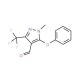 1-Methyl-5-phenoxy-3-(trifluoromethyl)-1H-pyrazole-4-carboxaldehyde (CAS 109925-42-0) - chemical structure image