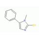1-methyl-5-phenyl-1H-imidazole-2-thiol (CAS 25433-13-0) - chemical structure image