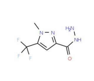 1-Methyl-5-trifluoromethyl-1H-pyrazole-3-carboxylic acid hydrazide - chemical structure image
