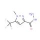 1-Methyl-5-trifluoromethyl-1H-pyrazole-3-carboxylic acid hydrazide - chemical structure image