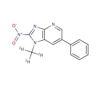 1-Methyl-d3-2-nitro-6-phenylimidazo[4,5-B]pyridine (CAS 303173-40-2) - chemical structure image