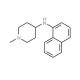 1-methyl-N-(naphthalen-1-yl)piperidin-4-amine - chemical structure image