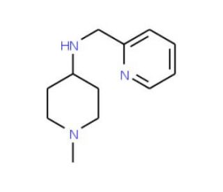 1-Methyl-N-(pyridin-2-ylmethyl)piperidin-4-amine - chemical structure image