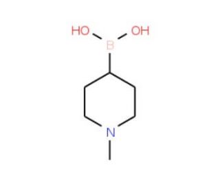 1-Methyl-piperidine-4-boronic acid hydrochloride (CAS 28082-87-3) - chemical structure image
