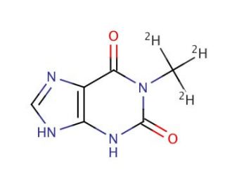 1-Methyl Xanthine-d3 (CAS 109987-37-3) - chemical structure image