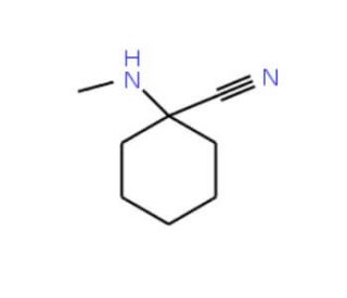 1-(methylamino)cyclohexanecarbonitrile (CAS 6289-40-3) - chemical structure image