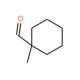 1-Methylcyclohexane-1-carboxaldehyde (CAS 6140-64-3) - chemical structure image
