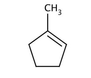 1-Methylcyclopentene (CAS 693-89-0) - chemical structure image