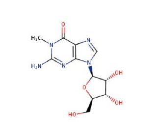 1-methylguanosine (CAS 2140-65-0) - chemical structure image