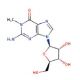 1-methylguanosine (CAS 2140-65-0) - chemical structure image