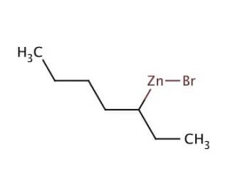 1-Methylhexylzinc bromide solution (CAS 312693-10-0) - chemical structure image