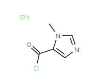 1-Methylimidazole-5-carbonyl chloride HCl (CAS 343569-06-2) - chemical structure image