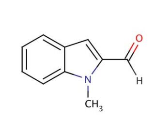 1-Methylindole-2-carboxaldehyde (CAS 27421-51-8) - chemical structure image