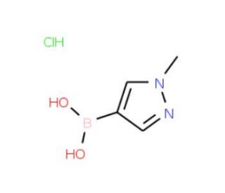 1-Methylpyrazole-4-boronic acid, HCl (CAS 1026796-02-0) - chemical structure image