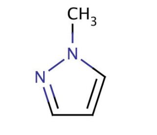 1-Methylpyrazole (CAS 930-36-9) - chemical structure image