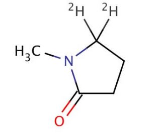 1-Methylpyrrolidinone-5,5,-d2 (CAS 128991-09-3) - chemical structure image