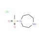 1-(Methylsulfonyl)-1,4-diazepane hydrochloride - chemical structure image