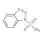 1-(Methylsulfonyl)-1H-benzotriazole (CAS 37073-15-7) - chemical structure image