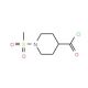 1-(Methylsulfonyl)-4-piperidinecarbonyl chloride - chemical structure image