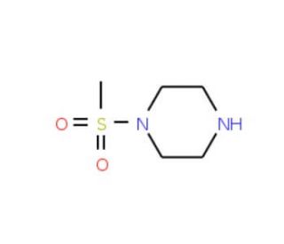 1-(Methylsulfonyl)piperazine (CAS 55276-43-2) - chemical structure image