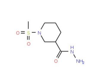 1-(Methylsulfonyl)piperidine-3-carbohydrazide - chemical structure image