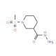1-(Methylsulfonyl)piperidine-3-carbohydrazide - chemical structure image
