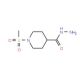 1-(Methylsulfonyl)piperidine-4-carbohydrazide - chemical structure image