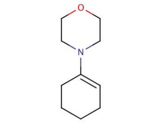 1-Morpholinocyclohexene (CAS 670-80-4) - chemical structure image