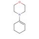 1-Morpholinocyclohexene (CAS 670-80-4) - chemical structure image