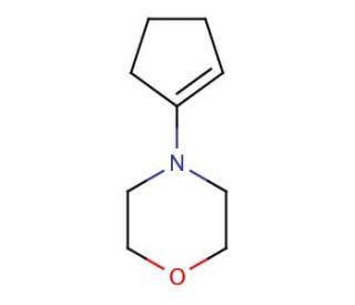 1-Morpholinocyclopentene (CAS 936-52-7) - chemical structure image