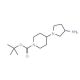 1-N-Boc 4-(3-aminopyrrolidin-1-yl) piperidine (CAS 885274-89-5) - chemical structure image